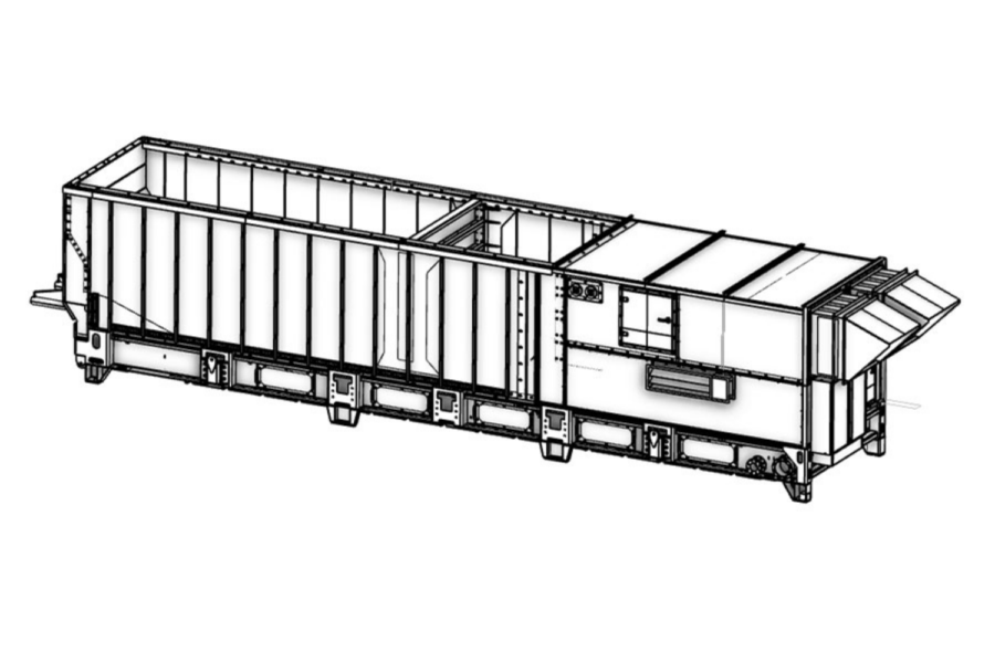Model 3D suszarni LiPRO CFD